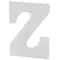 6 Pack: 9" White MDF Whimsy Letter by Make Market®